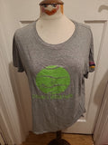 Ladies Size XL Grey And Green Thames Marathon Tshirt