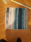 Turquoise White And Blue Cushion Cover