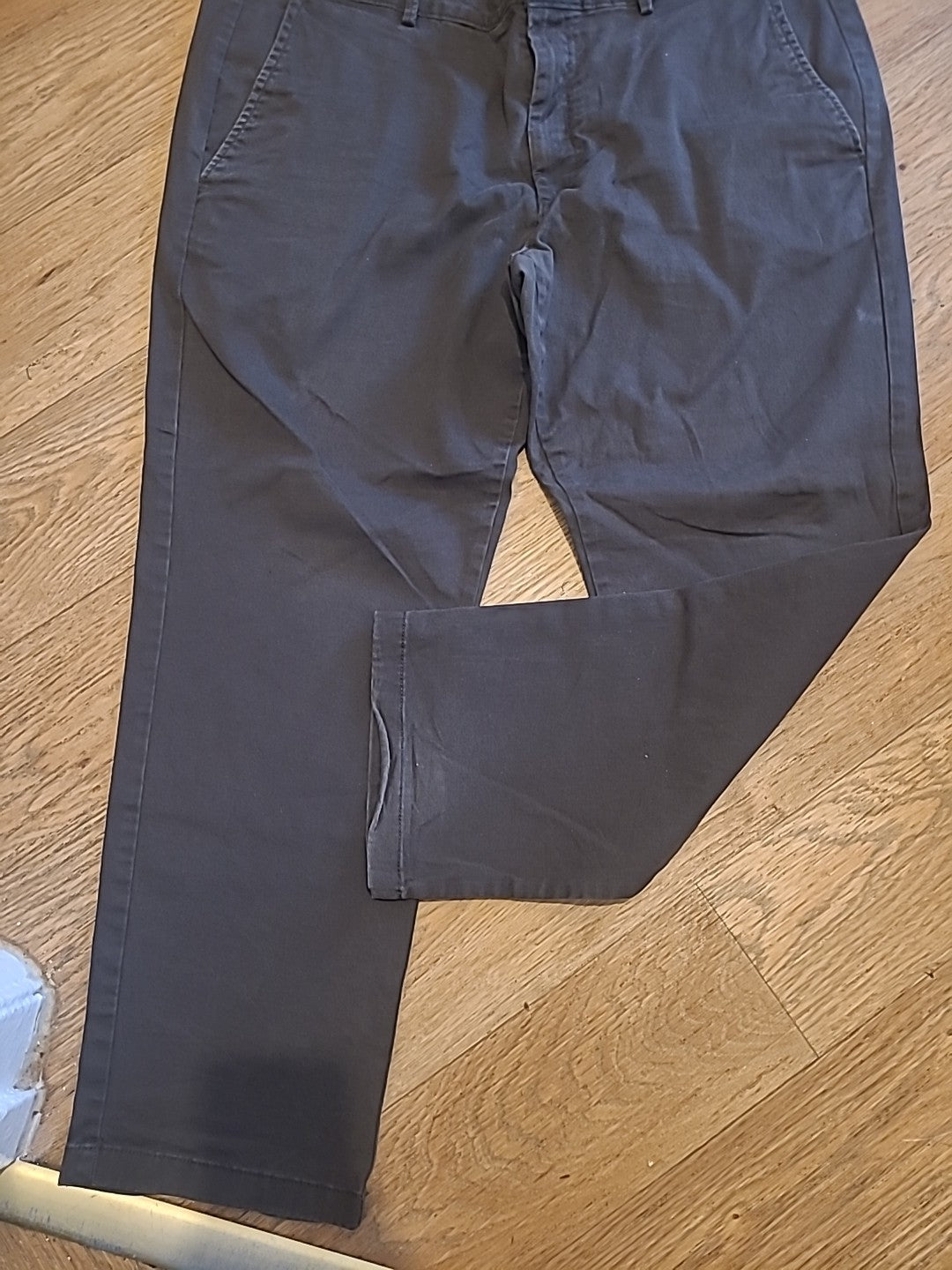 Mens Tu Size 40x30L Straight Chocolate Brown Straight Jeans
