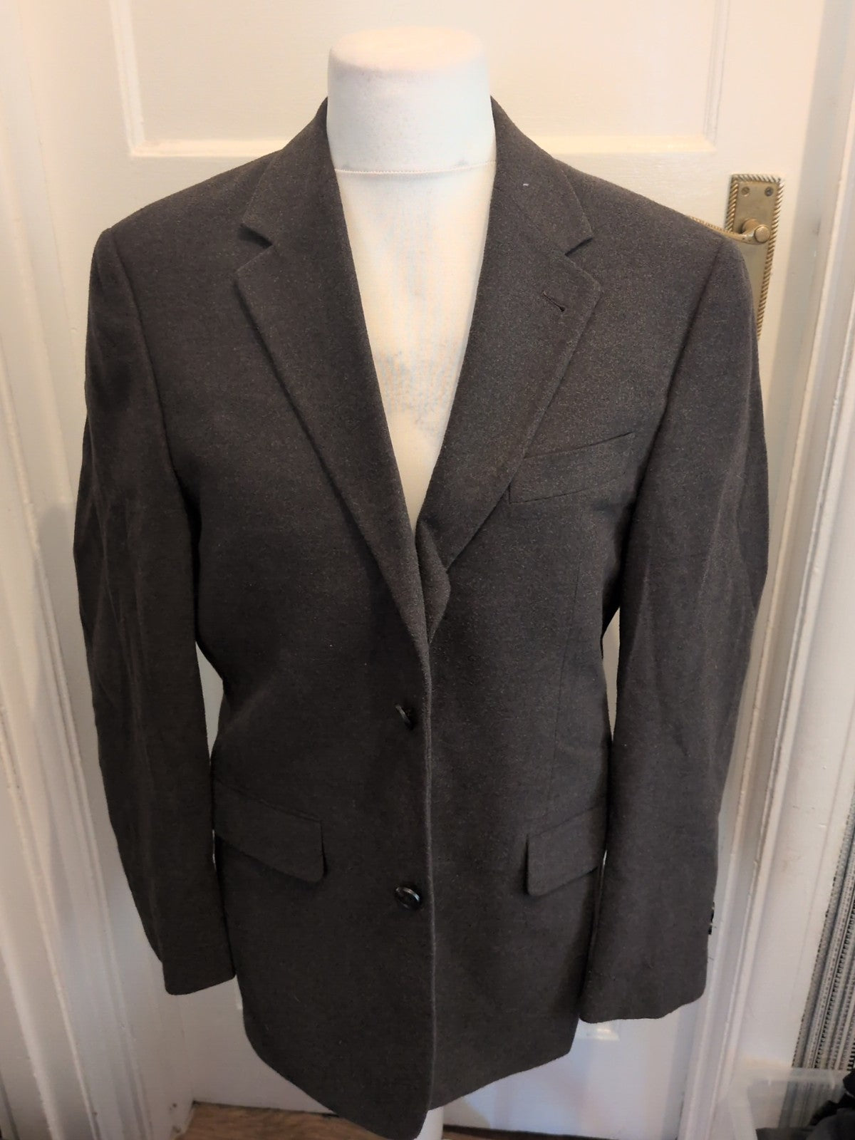 Mens BHS Size 38-40 Chocolate Suit Jacket