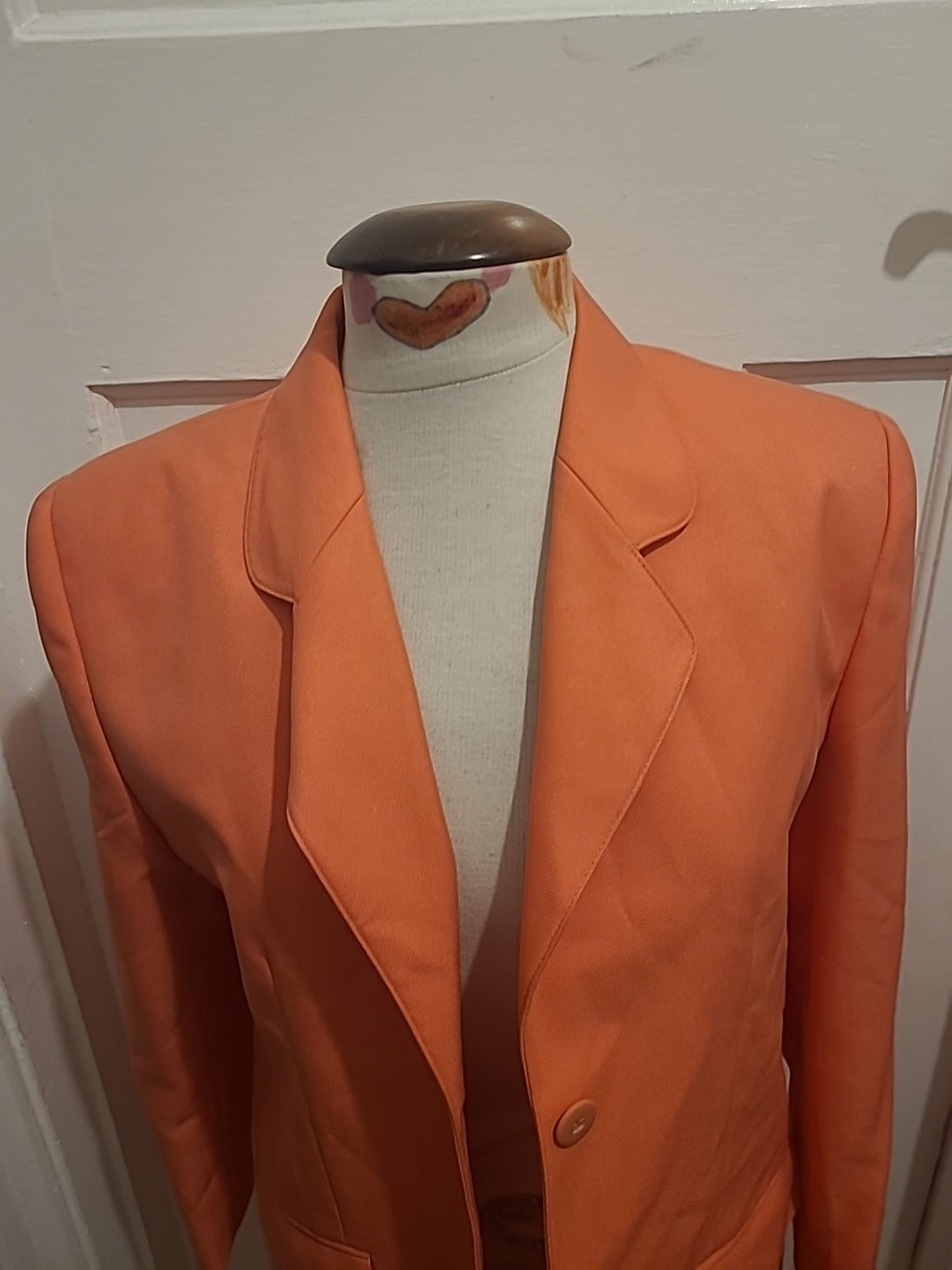 Ladies Modern Classics Size 12 Coral Pink Lined Padded Blazer