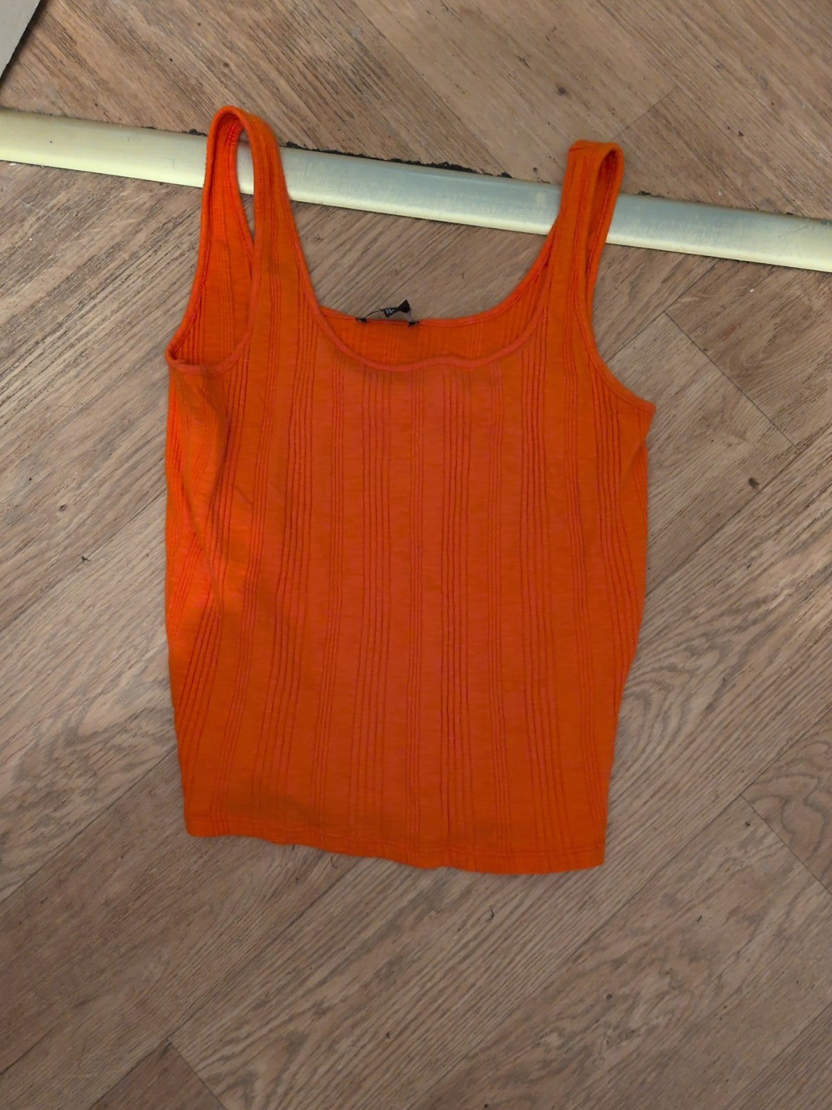 New Look Bright Orange 12 Sleeveless T-shirt