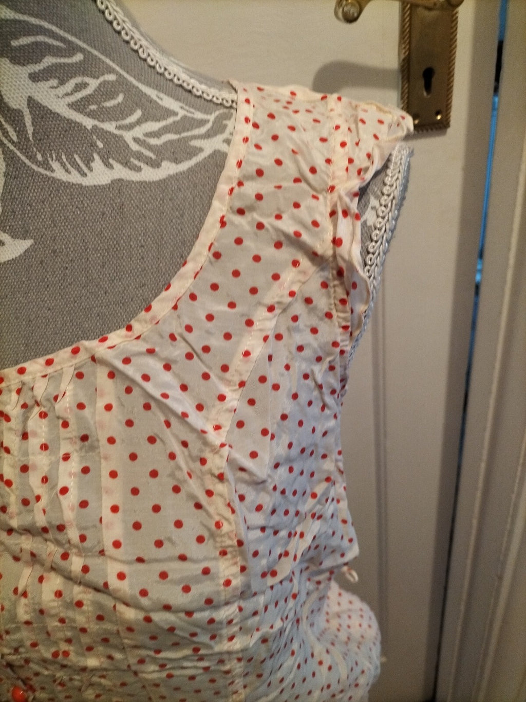 Ladies H+M Size Small Polkadot Sleeveless Blouse
