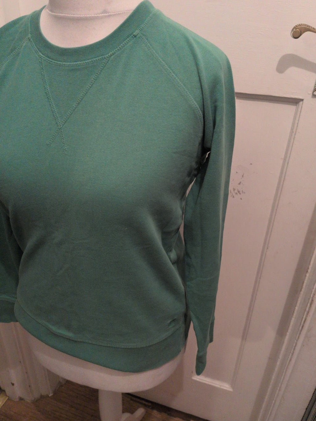Ladies Crew Clothing Size 10 Green Pullover Jumper
