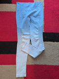 Ladies Size M Blue Toned Stretch Full Length Legging