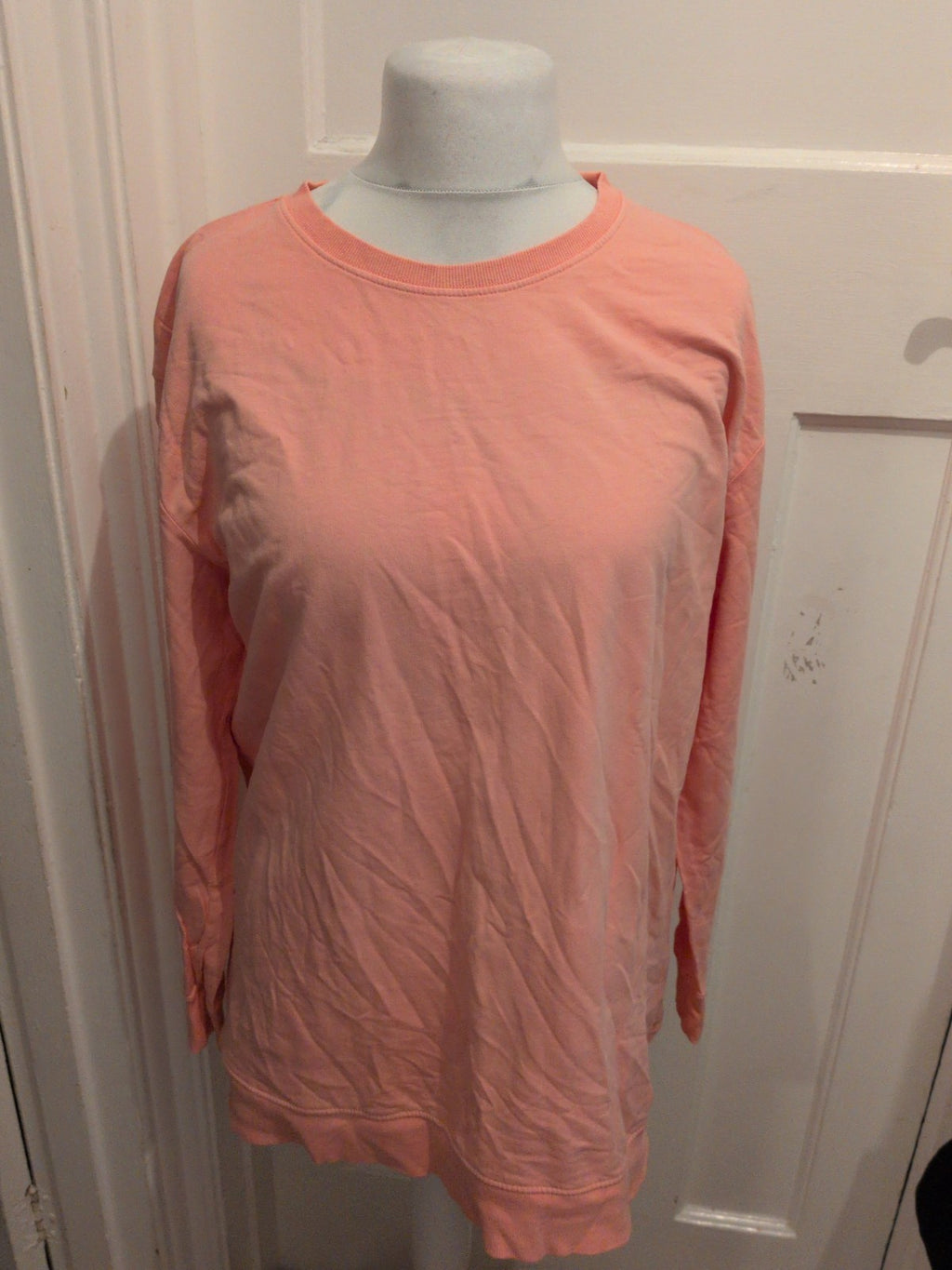 XL Peach Pink Long Sleeve Jumper