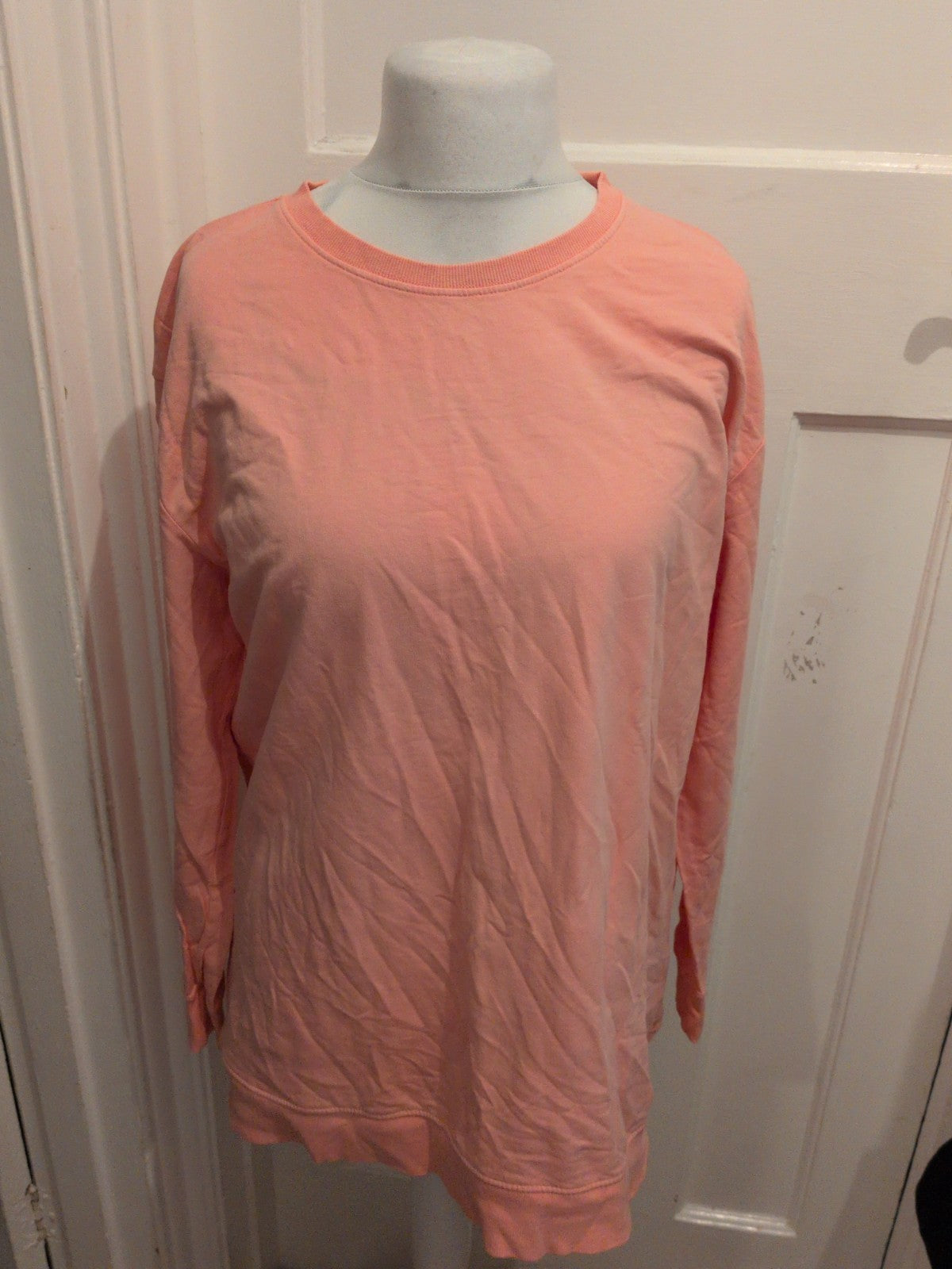 XL Peach Pink Long Sleeve Jumper