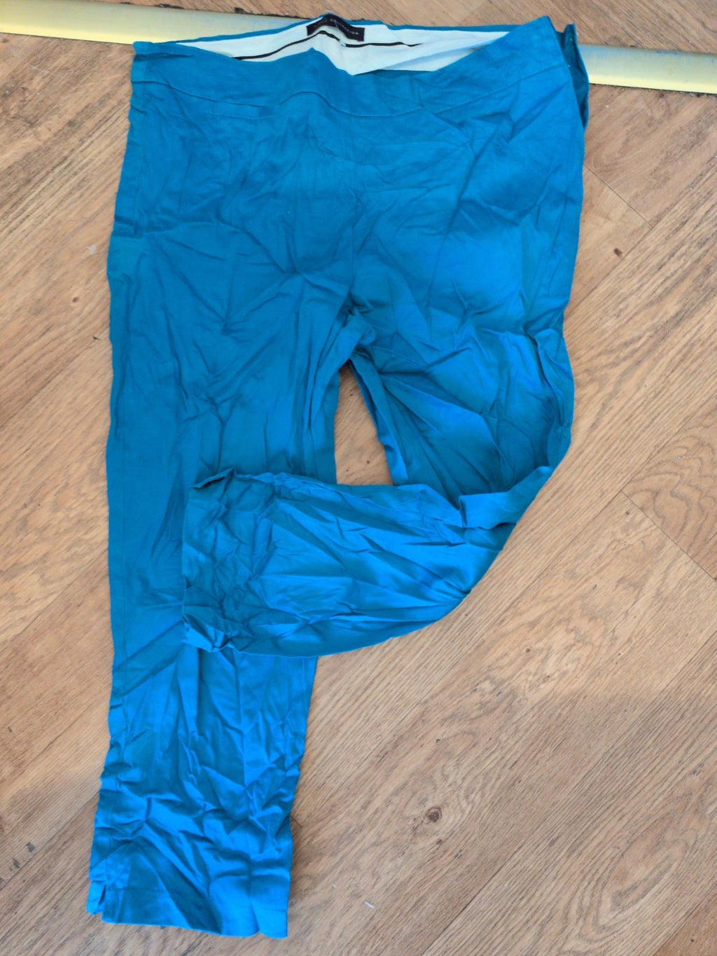 M&S Collection 12 Blue Ankle Chino Trousers