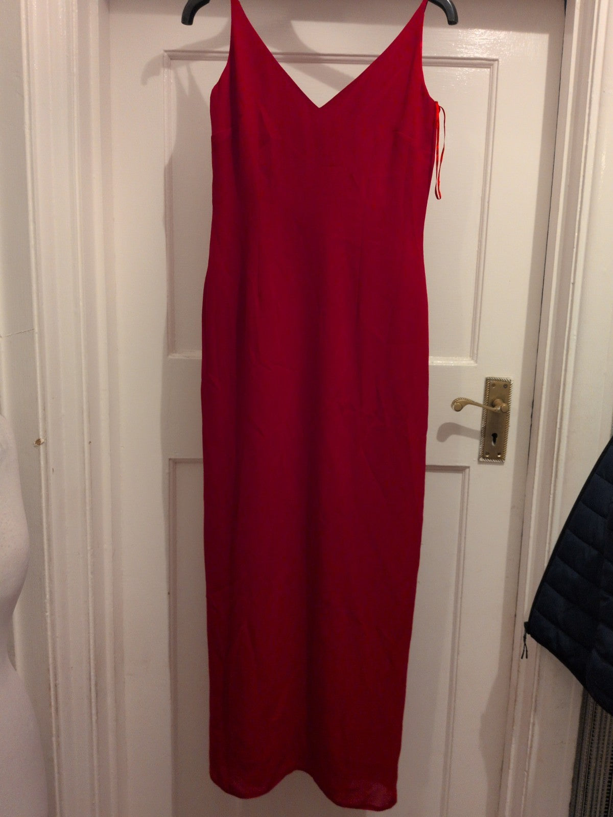 Next 8 Red Sleeveless Lined Dress