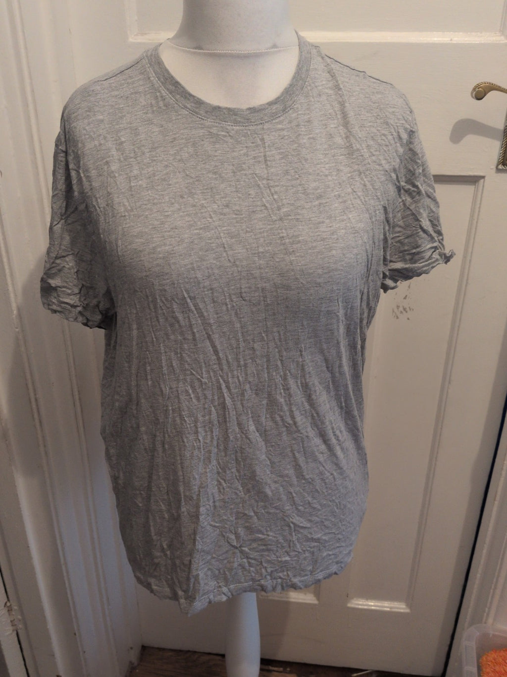 Medium Primark Reg Fit Grey Short Sleeve T-shirt