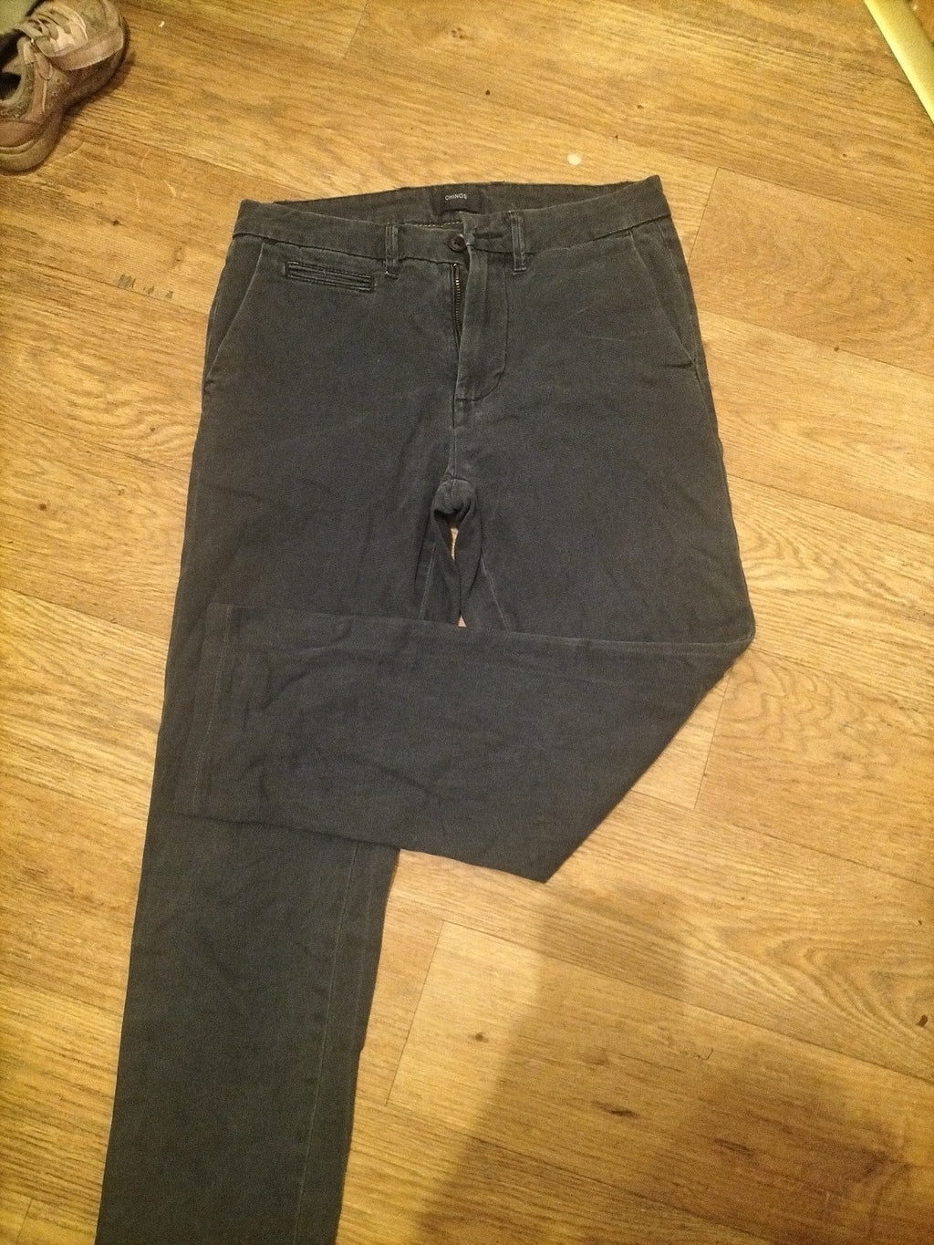 Mens Ovs Size Usa 30 Slim Fit Dark Navy Chino