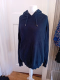 Next XL Navy Hooded Pullover Jumper