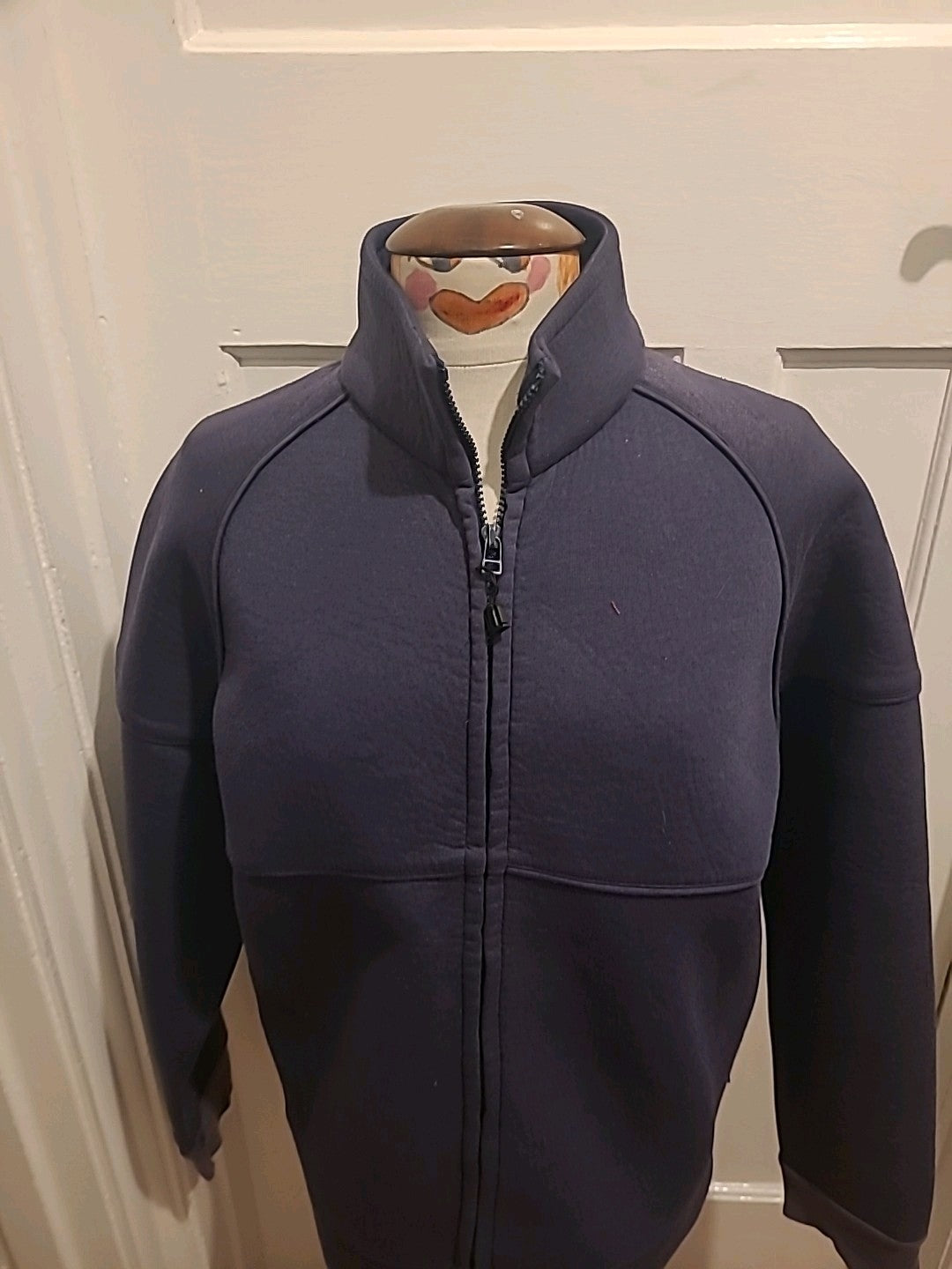Mens Wrangler Size Medium Navy Zipped Jacket