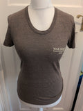 Large Dark Grey War Horse Print Short Sleeve T-shirt