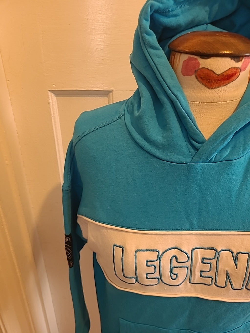 Ladies Norris Nutz Size 12 Teal Hoodie