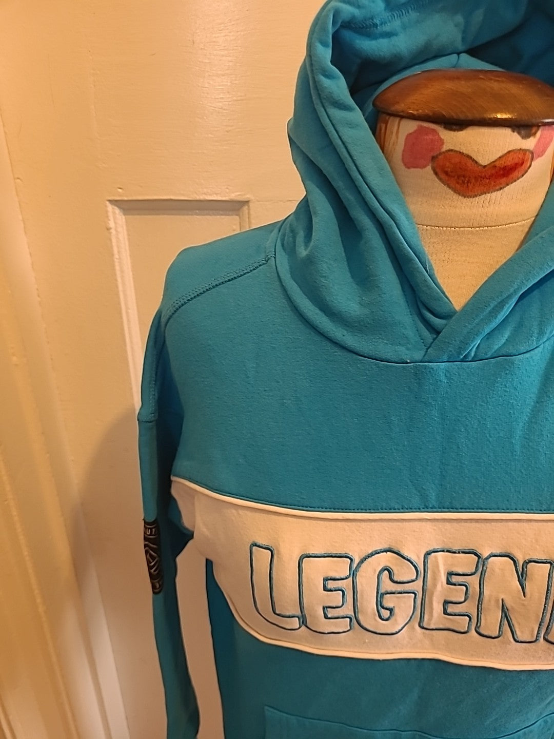 Ladies Norris Nutz Size 12 Teal Hoodie