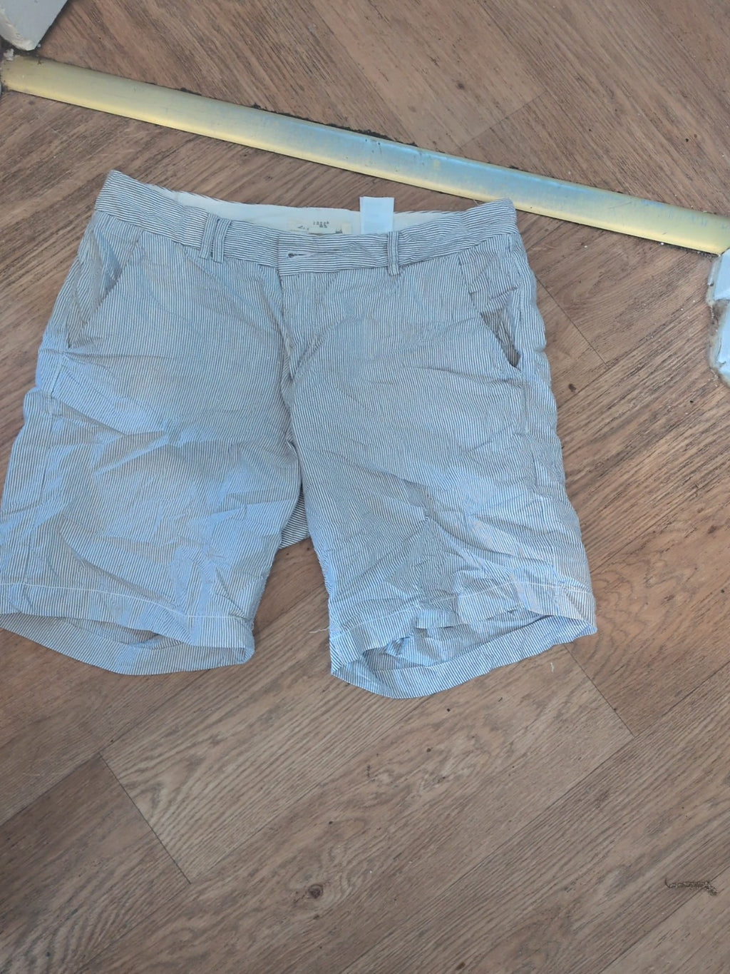 Logg 14 Navy And White Stripe Shorts