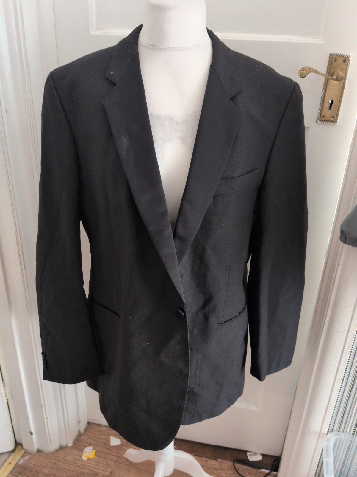 St Micheal 46 Medium Black Suit Jacket