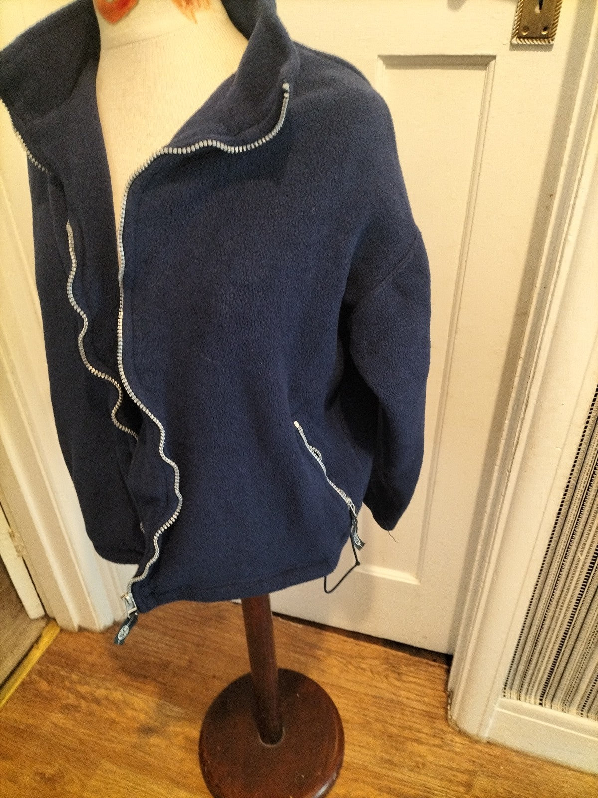 Ladies SC Sport Size 14/16 Navy Zip Through Jacket