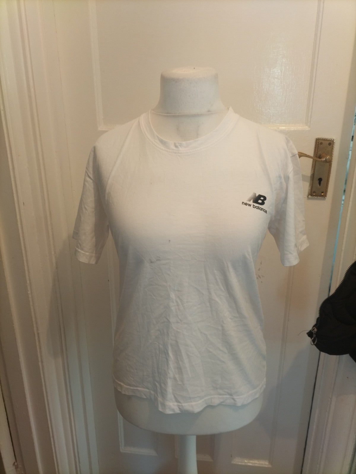 Mens New Balance Size M White Short Sleeved Tshirt