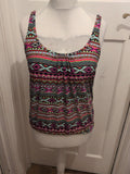 Ladies Lascana Size 12 Multi Swimwear Top
