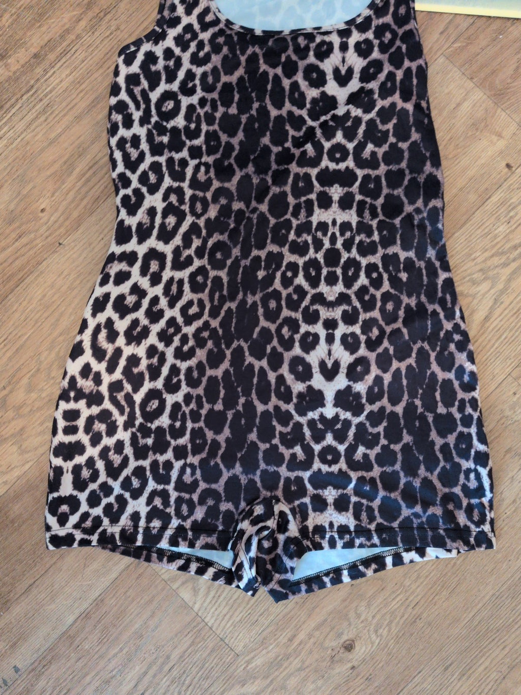 Medium Leopard Print Sleeveless Playsuit