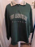 Shein Curve Size 5XL Green Collared Pullover Jumper
