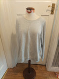 Mens Fruit Of The Loom Size XL Grey Long Sleeved Sweatshirt