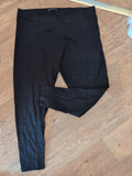 Ladies Marks And Spencer Size 18 Short Black Leggings Ankle