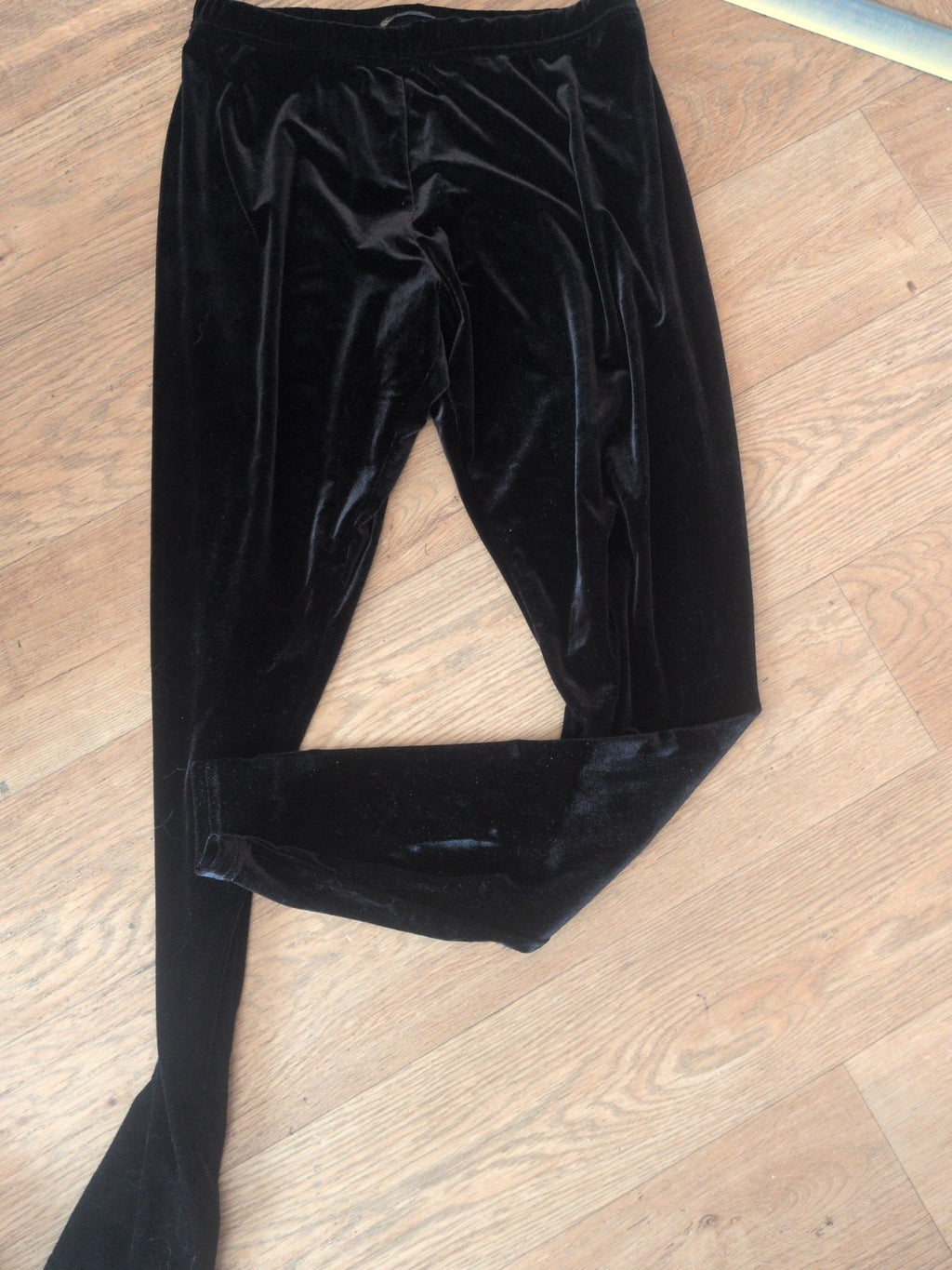 Kaleidoscope 14 Black Elasticated Velvety Leggings