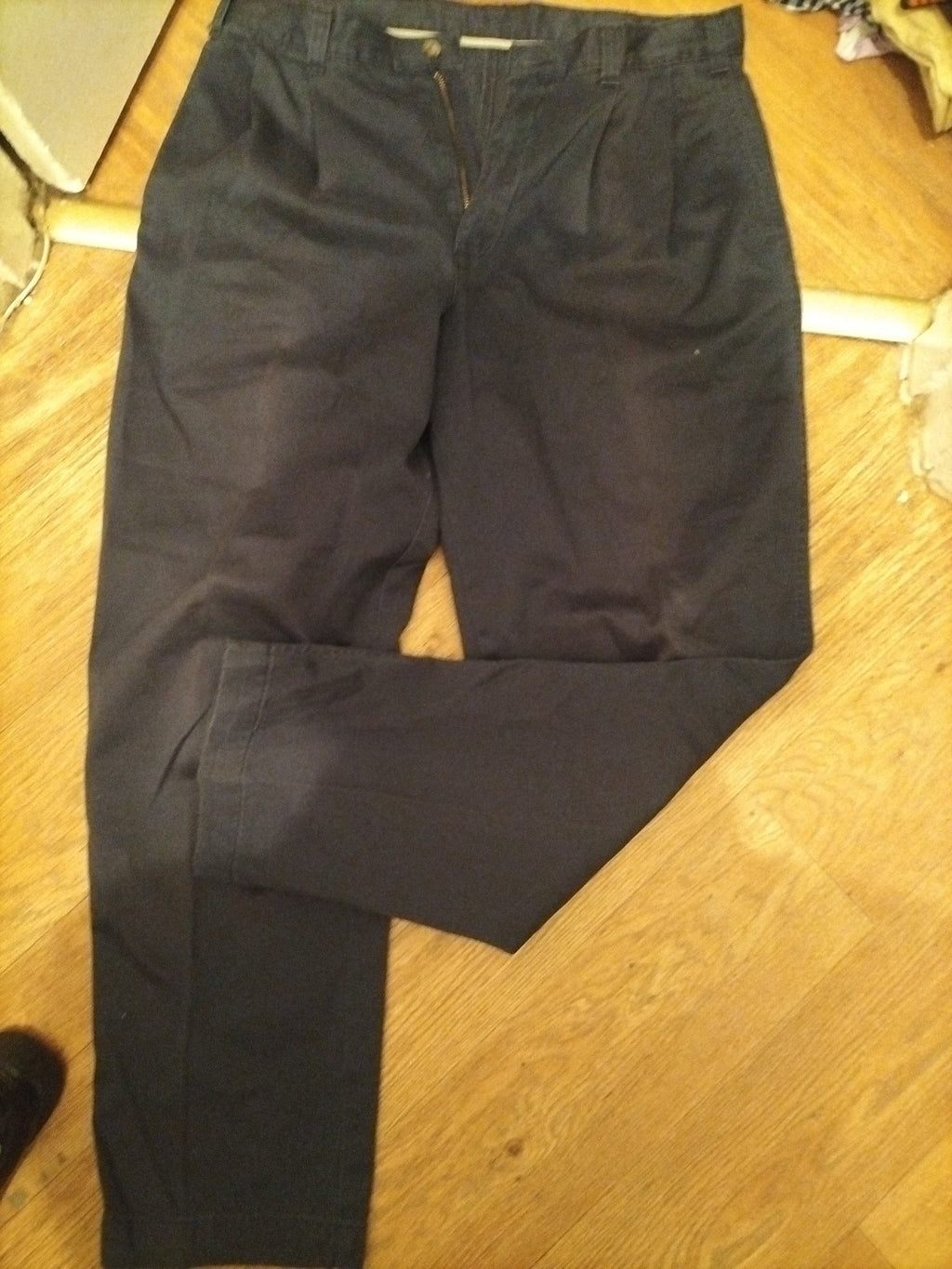 Marks And Spencer St Micheal Medium Navy 34/31 Chino