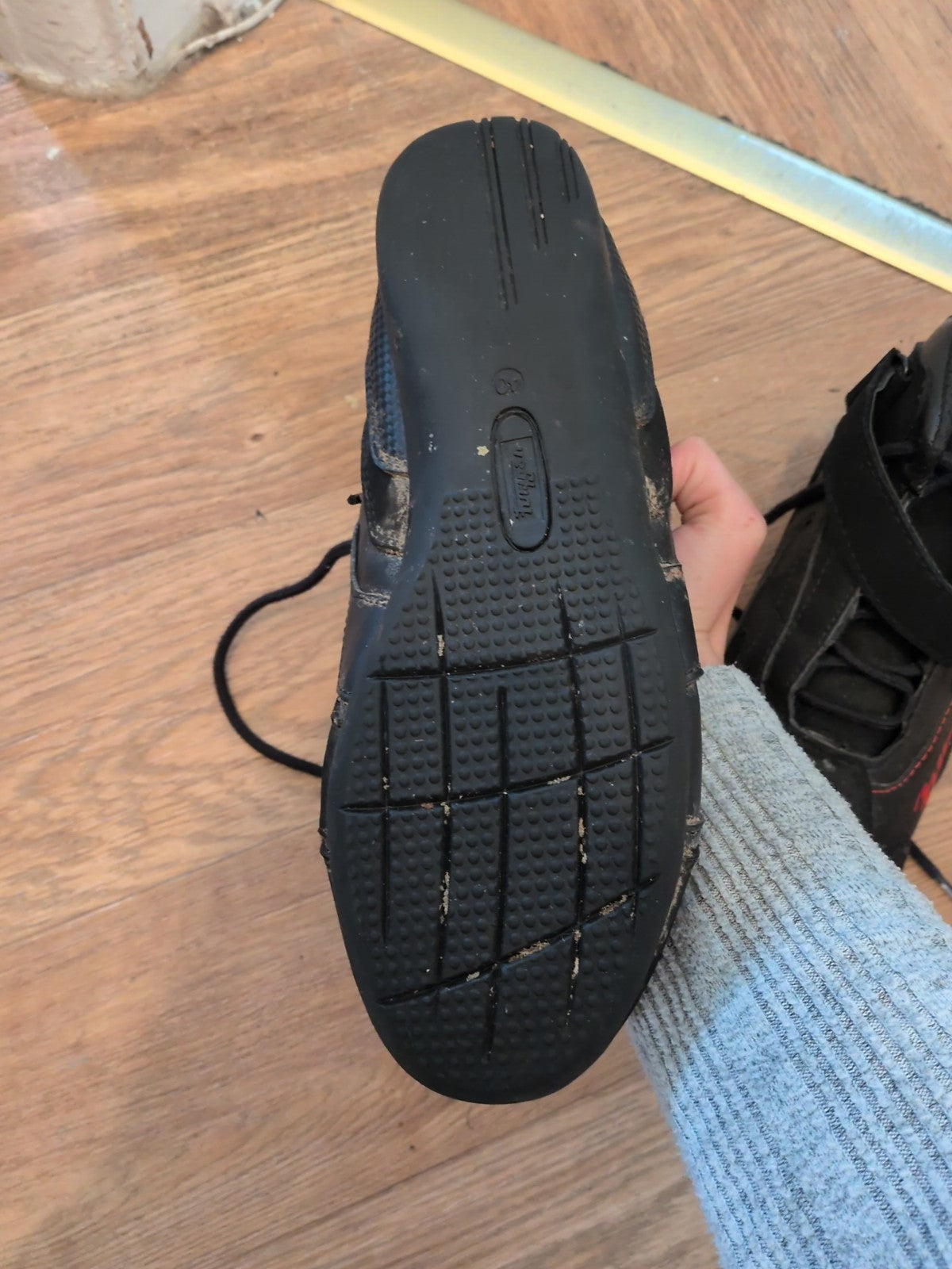Black EU 40 High Ankle Trainers
