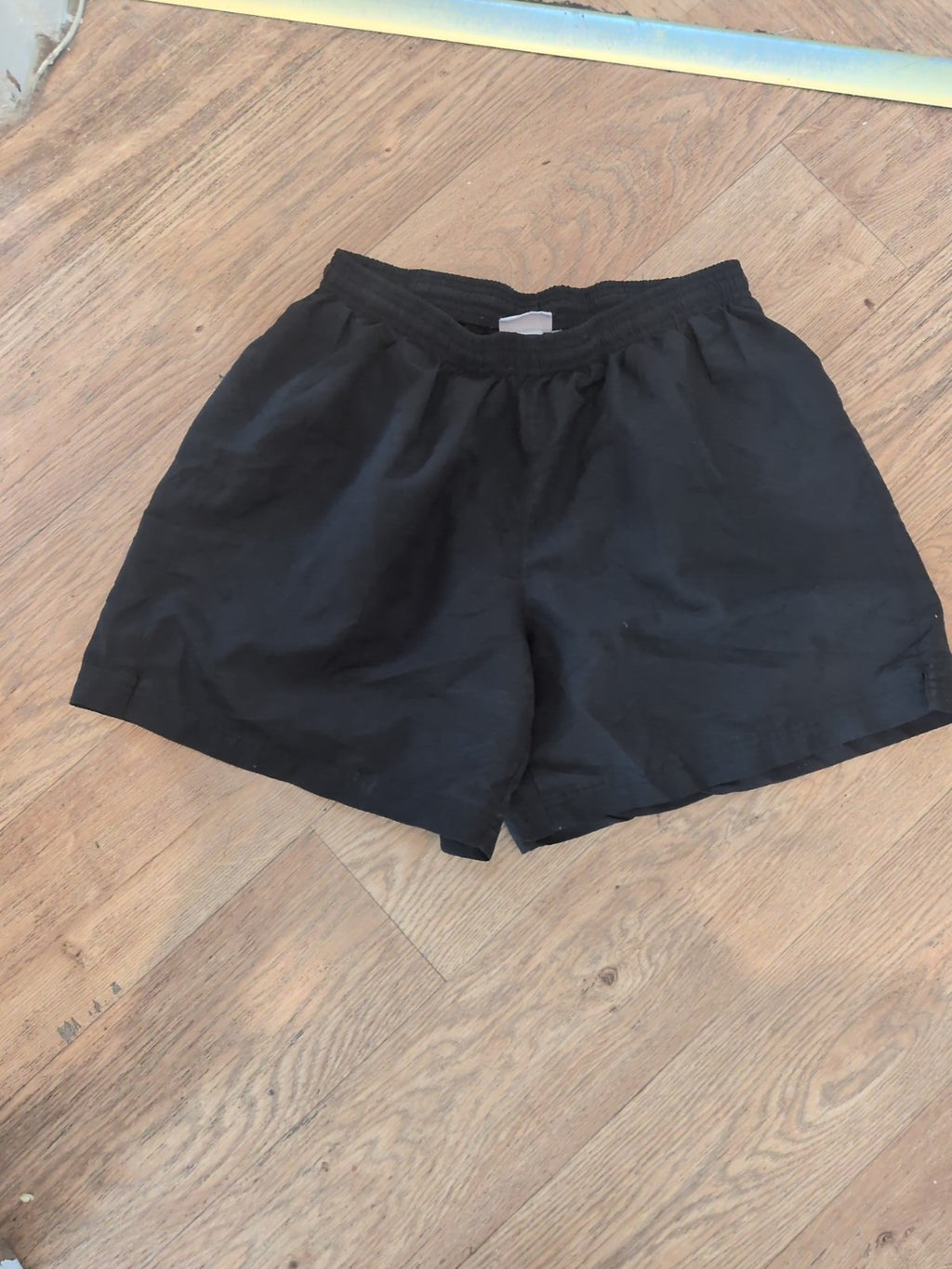 Why Large Black Elasticated Shorts