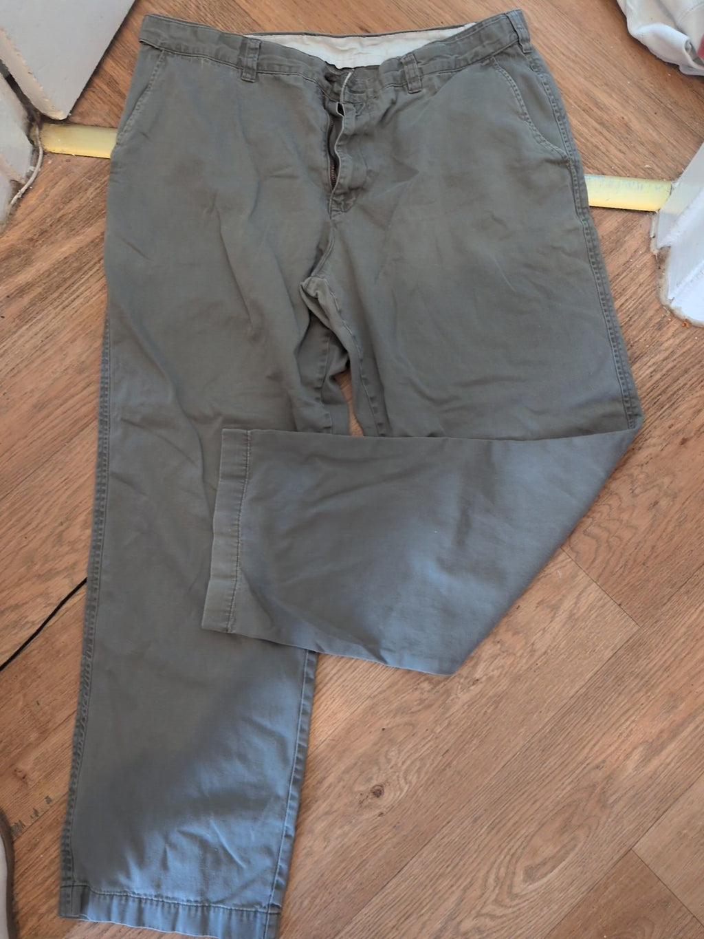 Headland Casuals 38R Grey Trousers Chino