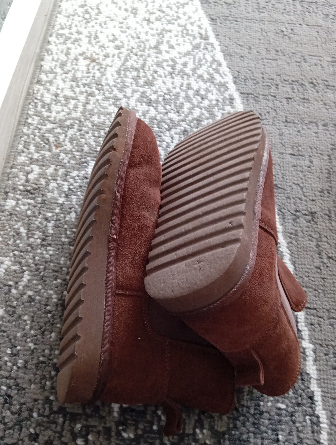 Ladies Brown Fluffy Boots Size 6 Next Free Delivery