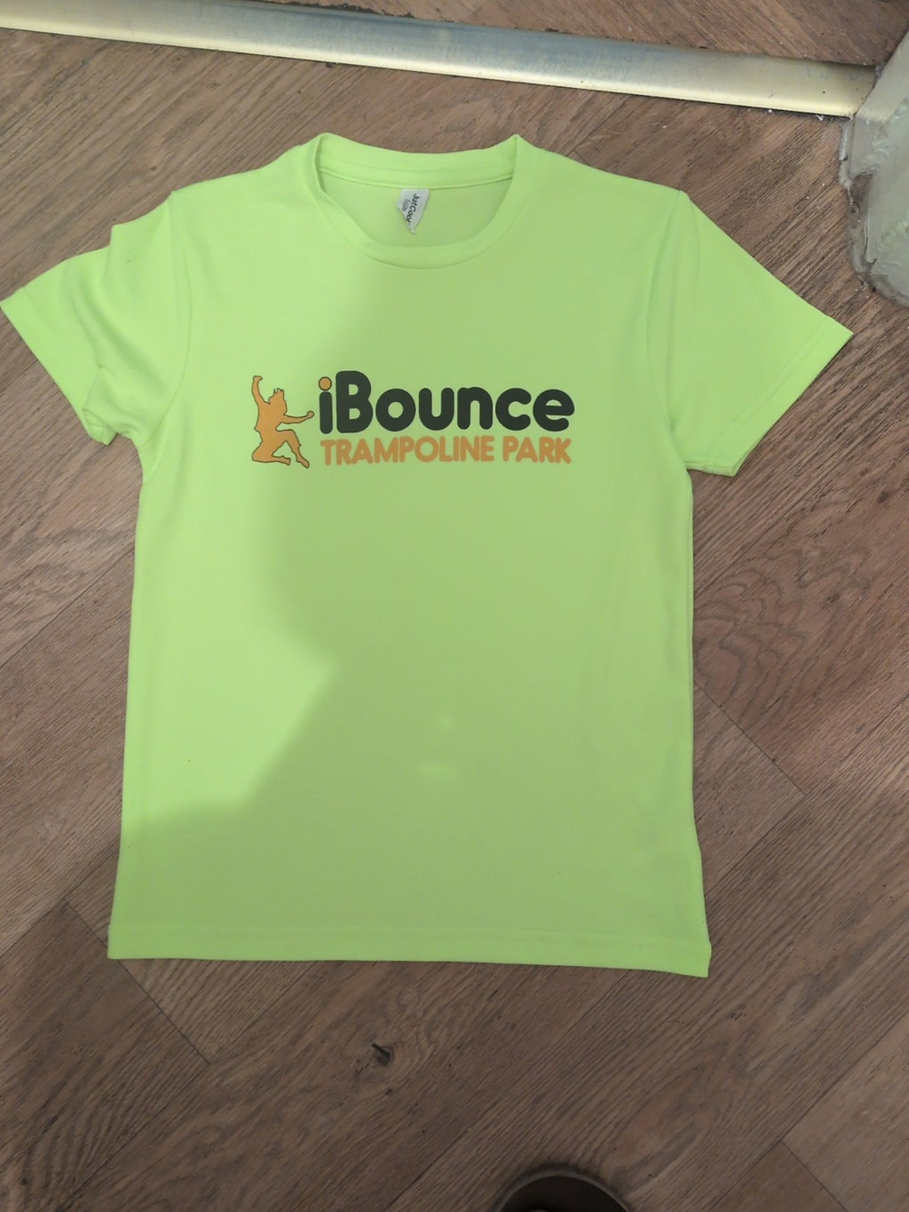 7-8 Years Neon I Bounce Trampoline Tshirt