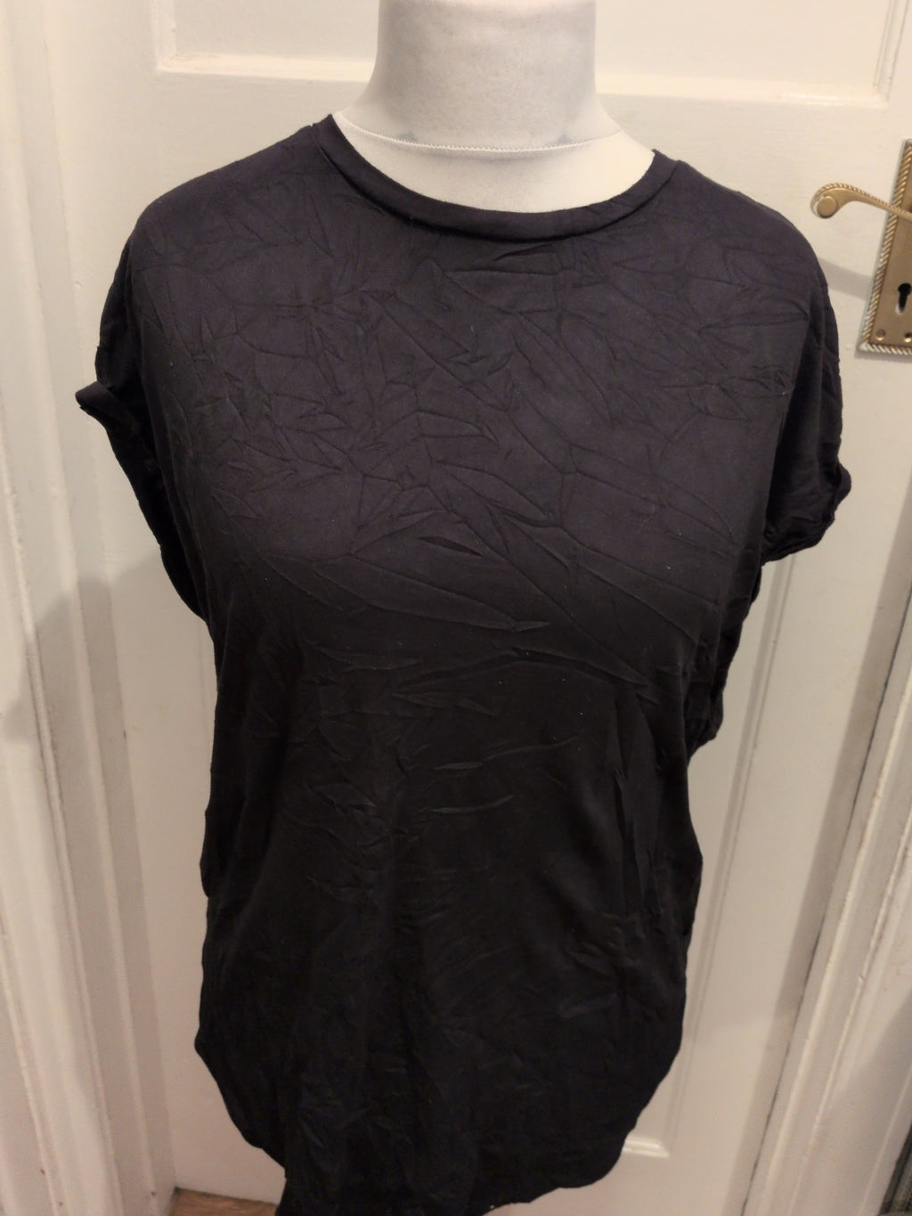 Papaya Medium Black The Longline T-shirt