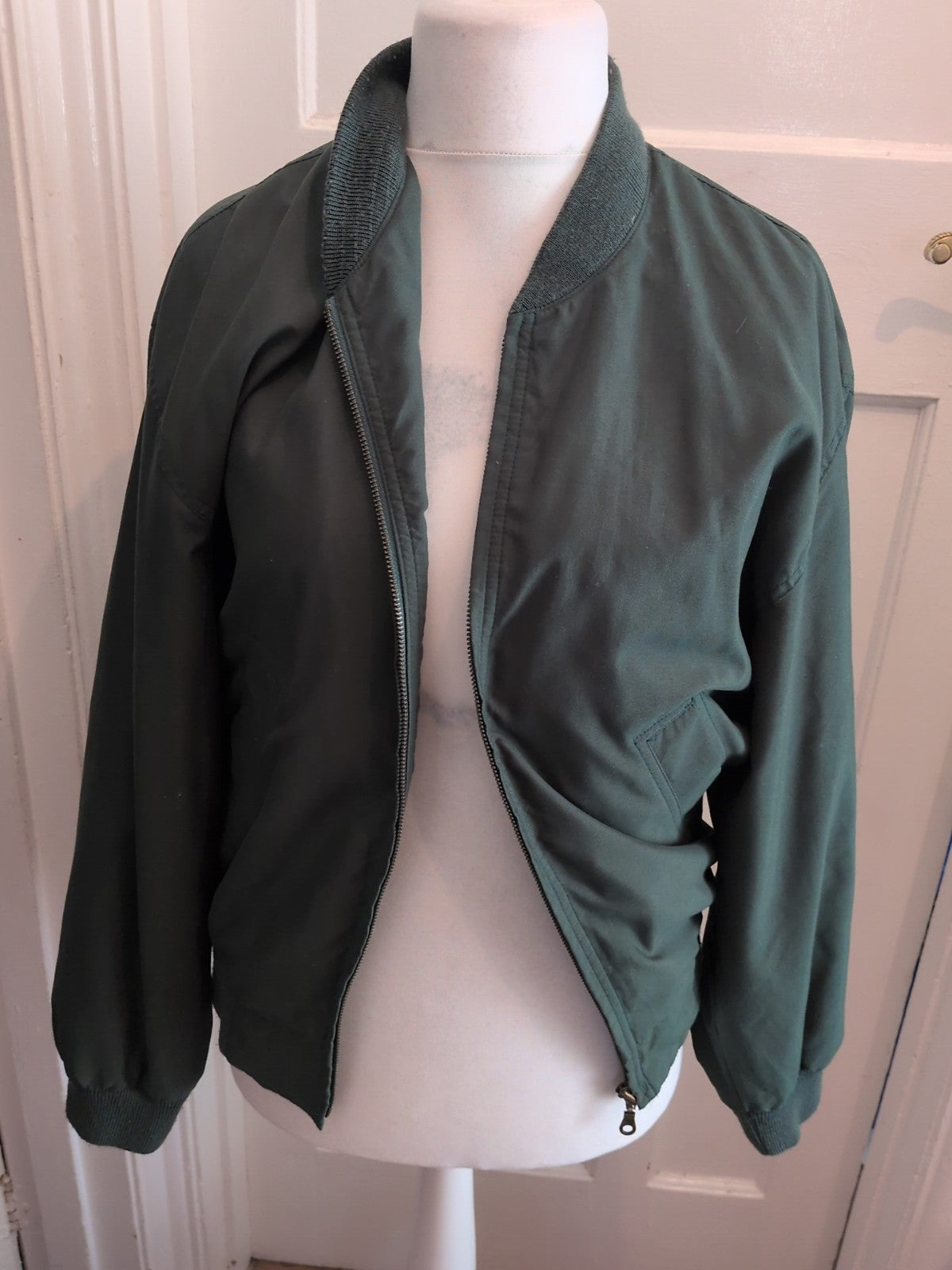 Marks And Spencer Large Green Bomber Jacket