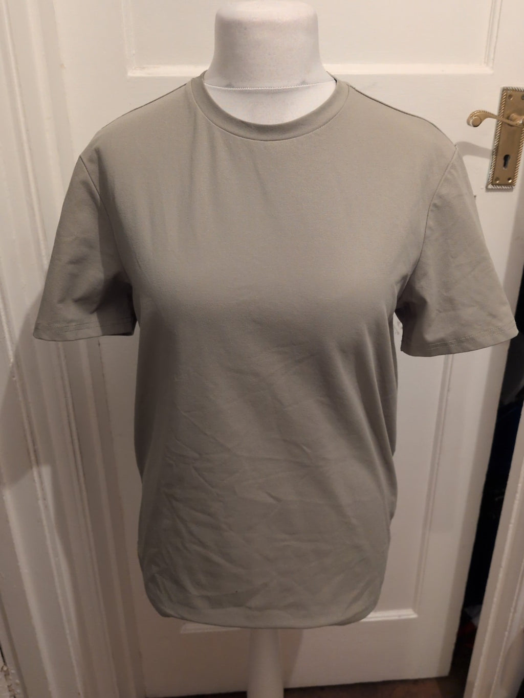 Manfinity Medium Sage Green Short Sleeve T-shirt