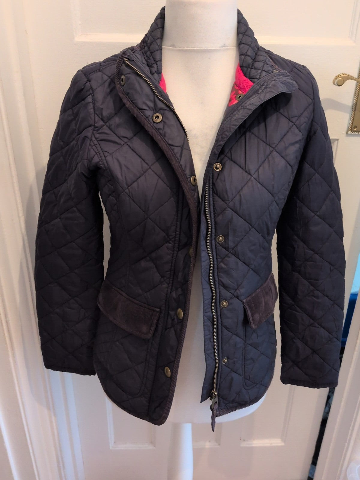 Joules 8 Navy Full Zip Long Sleeve Jacket