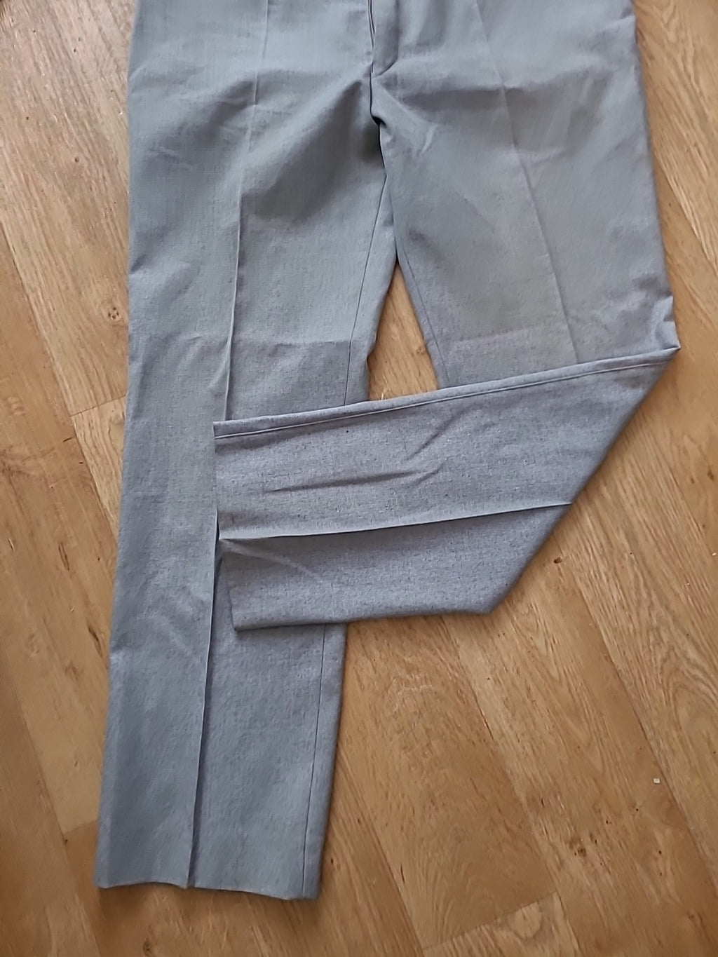 Mens Quest Size 40" Grey Smart Trousers