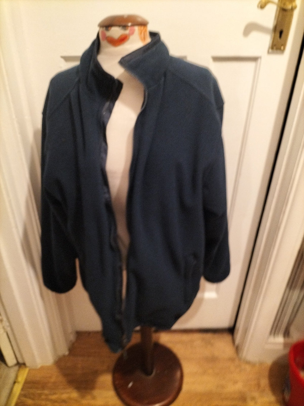 Mens Regatta Size XL Navy Zip Through Jumper