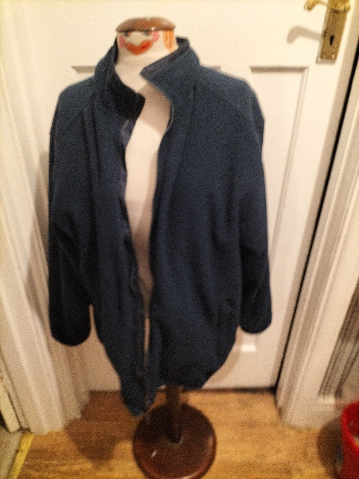 Mens Regatta Size XL Navy Zip Through Jumper
