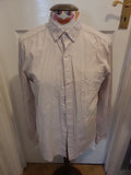 Mens Topman Size Medium Pale Pink Long Sleeve Shirt