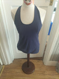 Ladies Next Size 8 Navy Sleeveless Blouse