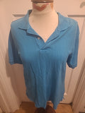 Mens Blue Harbour Size Small Dark Turquoise Short Sleeved Polo