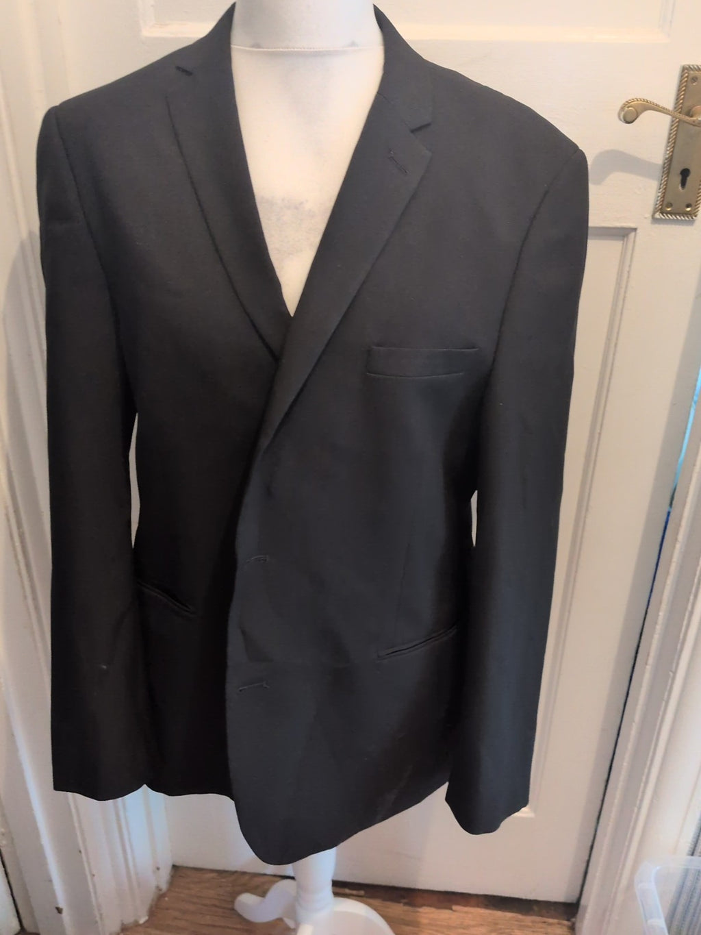 Taylor&Cutter 44R Black Suit Jacket