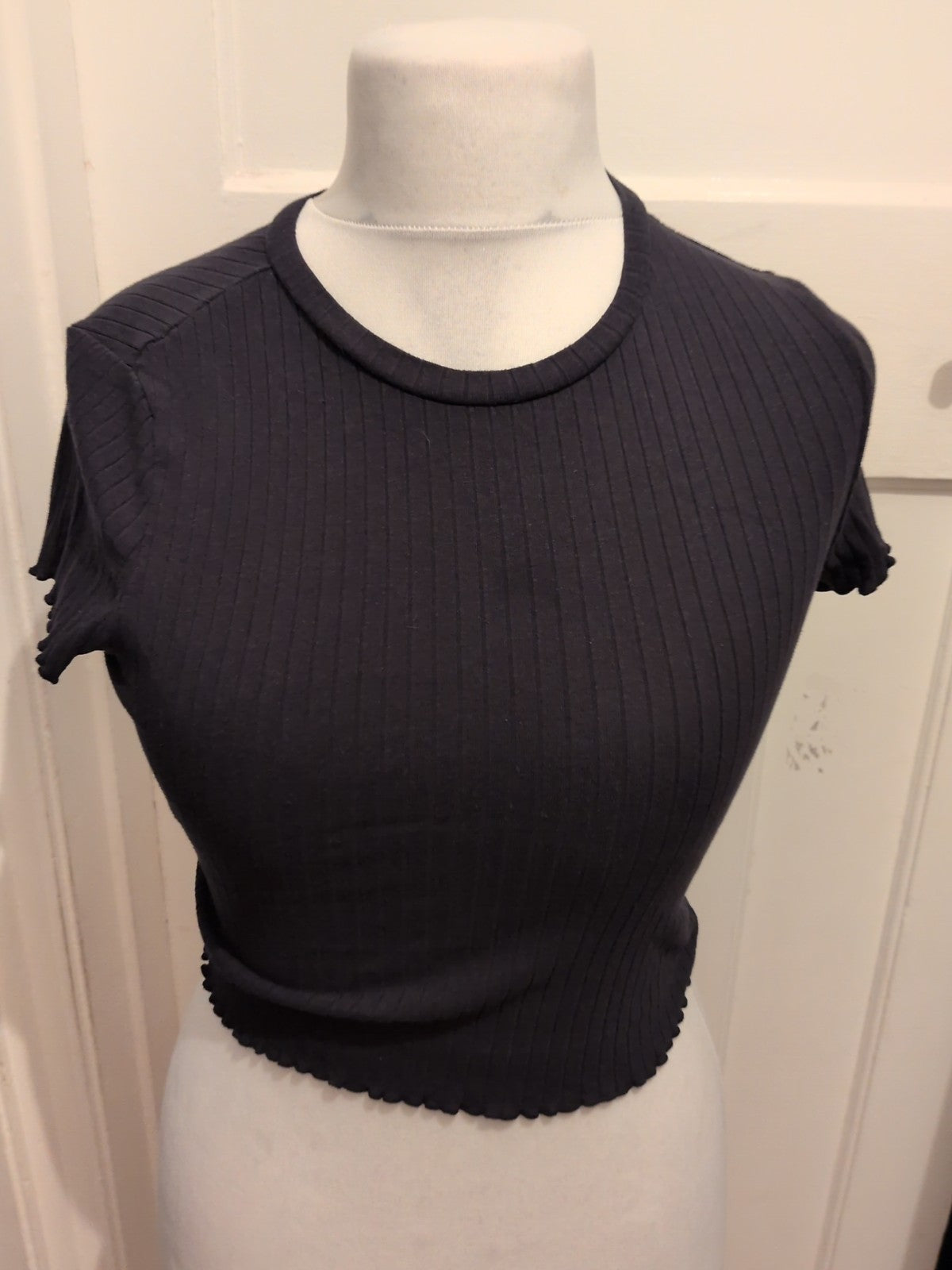 Medium Brush Rib Short Sleeve T-shirt
