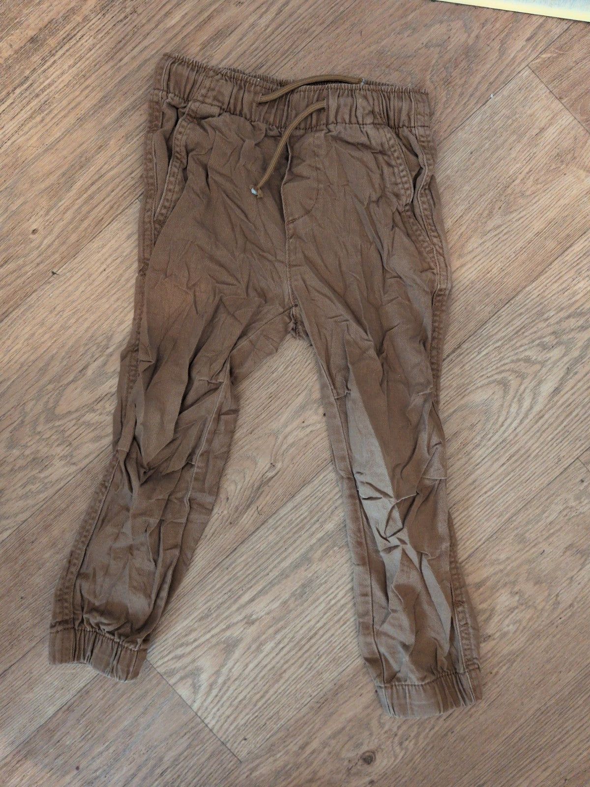 H&M 2-3 Year Chino Jogger Brown