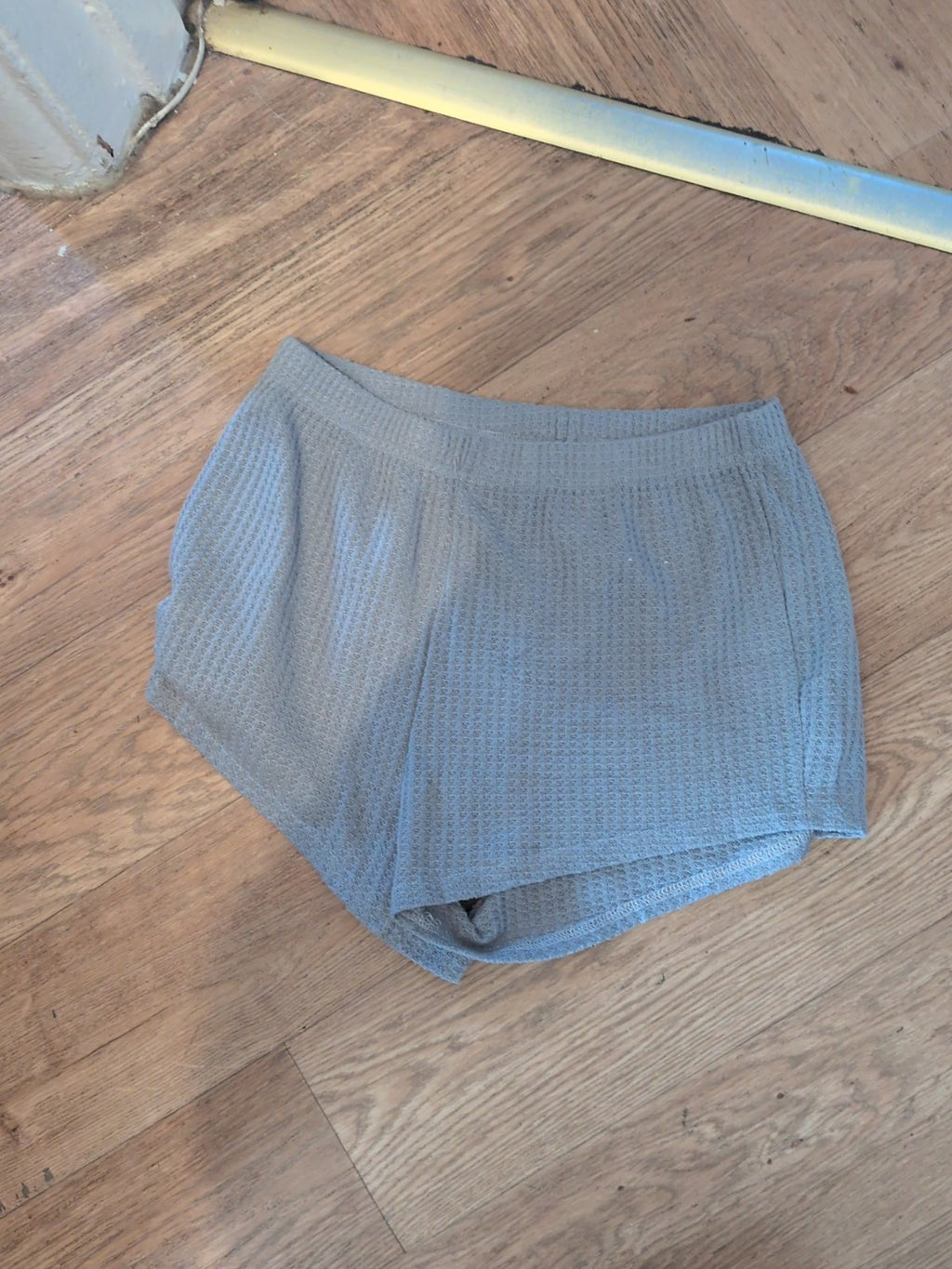 Medium Grey Elasticated Hot Pants